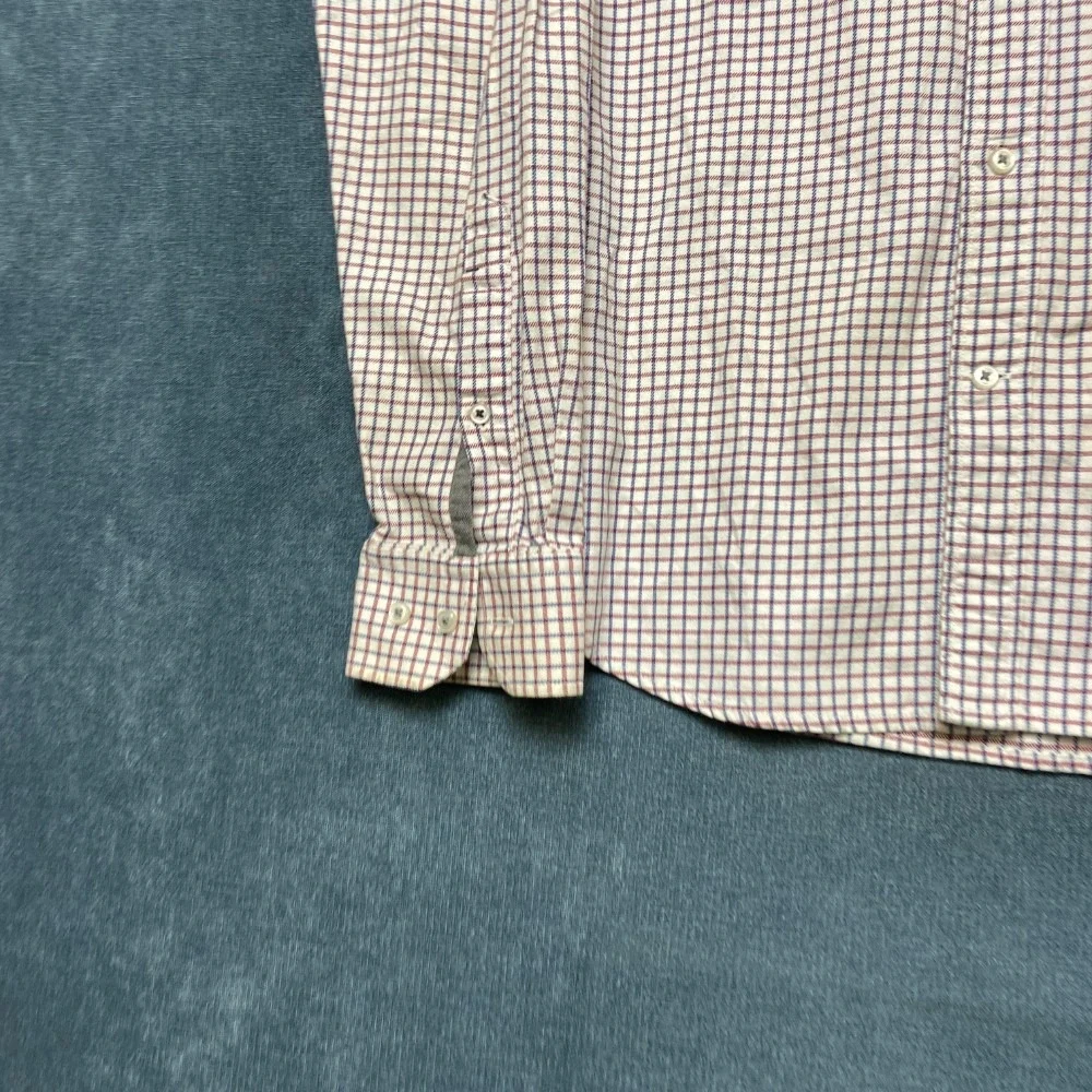 Banana Republic Luxe Flannel Shirt Mens M Multicolor Check Slim Fit Button Down